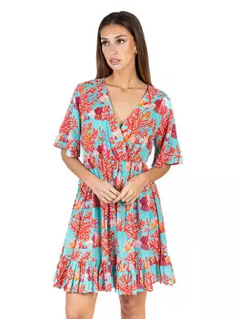 Длинное платье Isla Bonita by SIGRIS, бирюзовый