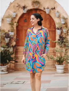 Длинное платье Isla Bonita by SIGRIS, красочный