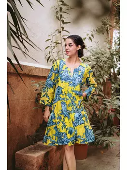 Длинное платье Isla Bonita by SIGRIS, желтый