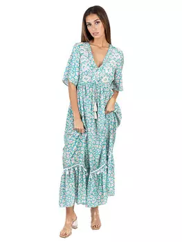 Длинное платье Isla Bonita by SIGRIS, бирюзовый