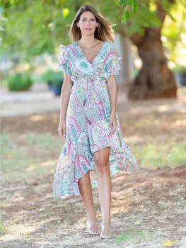 Длинное платье Isla Bonita by SIGRIS, белый