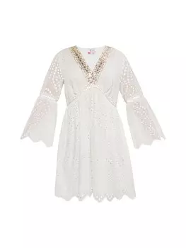 Длинное платье IZIA, белый