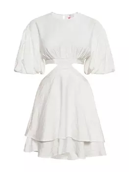 Длинное платье IZIA, белый