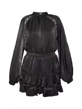 Длинное платье IZIA, черный