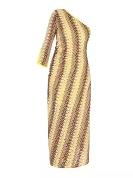 Длинное платье IZIA, цвет gelb mehrfarbig