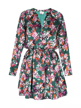 Длинное платье IZIA, цвет grn mehrfarbig