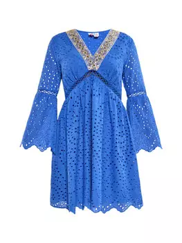 Длинное платье IZIA, цвет knigsblau