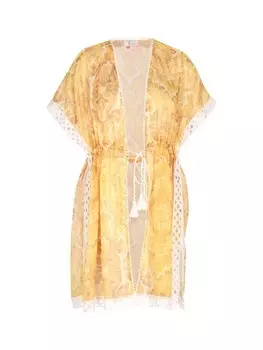Длинное платье IZIA Kimono, желтый