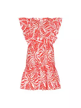 Длинное платье IZIA, красный