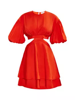 Длинное платье IZIA, оранжевый