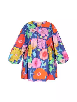 Длинное платье IZIA Plus Size, синий