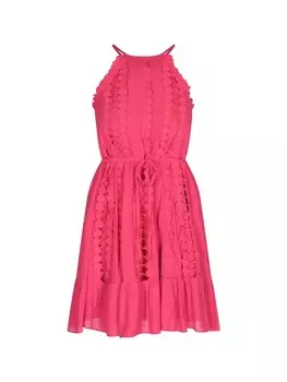 Длинное платье IZIA, розовый