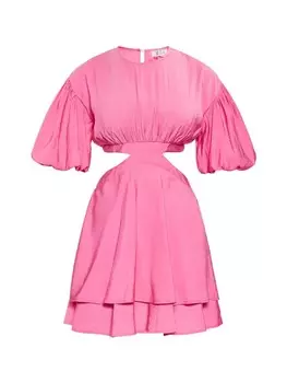 Длинное платье IZIA, розовый