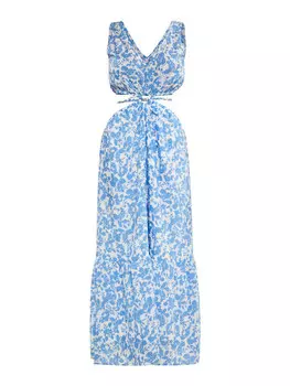 Длинное платье IZIA, синий
