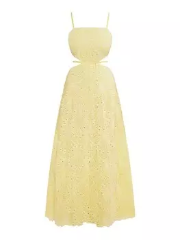 Длинное платье IZIA, желтый