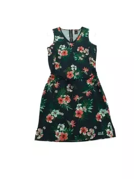 Длинное платье Jack Wolfskin Tioga Road Tropical Print, синий