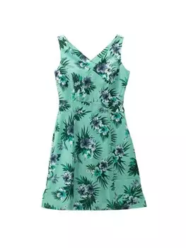 Длинное платье Jack Wolfskin Wahia Tropical, зеленый