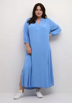 Длинное платье Kaffe Curve, синий