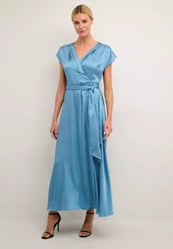 Длинное платье капитанского синего цвета Love Copenhagen, синий