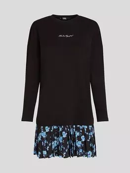 Длинное платье Karl Lagerfeld, черный