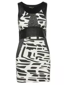 Длинное платье KOROSHI Du siehst Roma O Neck Hosentrger, черный