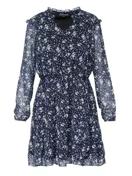 Длинное платье KOROSHI Langrmeliges, цвет azul oscuro/dunkelblau