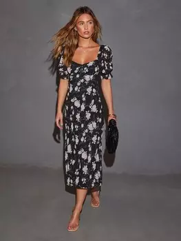 Длинное платье LA Angels, черный