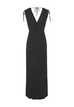 Длинное платье LASCANA, черный