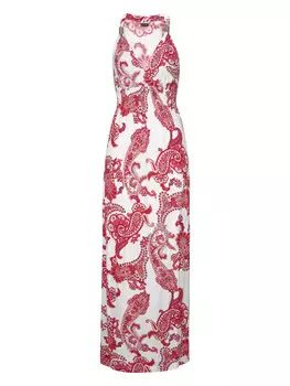 Длинное платье LASCANA Maxi, цвет rot-wei-bedruckt