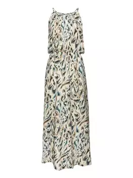 Длинное платье LASCANA Maxi, цвет sand bedruckt