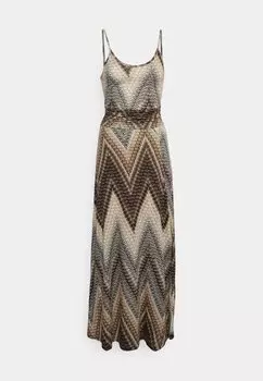 Длинное платье LASCANA, зеленый