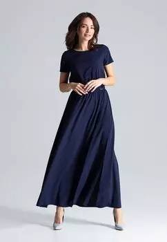 Длинное платье Lenitif, темно-синий