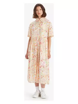 Длинное платье Levis, цвет creme/rosa