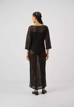 Длинное платье LION 3/4 V NECK ONLY, черный