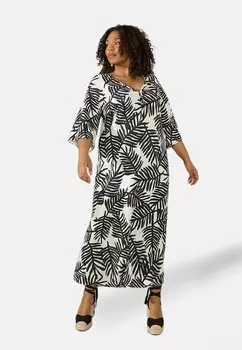 Длинное платье Live Unlimited London, черный