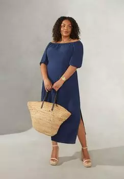 Длинное платье Live Unlimited London, синий