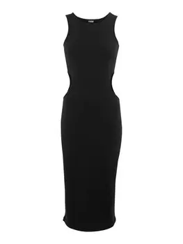 Длинное платье LSCN BY LASCANA Midi, черный