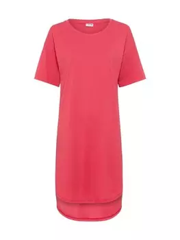 Длинное платье LSCN BY LASCANA Shirt, цвет beere