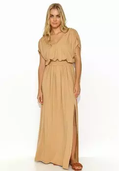 Длинное платье Makadamia, бежевый