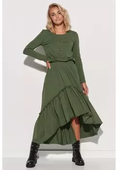 Длинное платье Makadamia, хаки