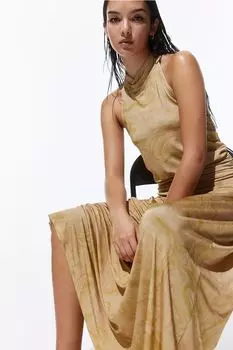 Длинное платье Malinegz Gestuz, желтый