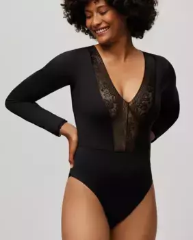 Длинное платье-манга с вырезом Ysabel Mora, черный