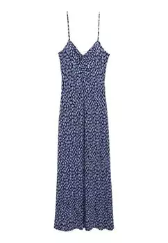 Длинное платье Mango, черное