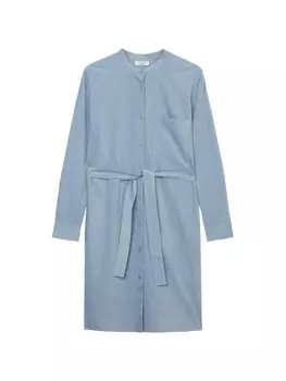 Длинное платье Marc O'Polo DENIM Feincord regular, цвет petrol blue