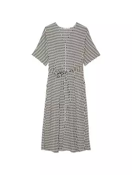 Длинное платье Marc O'Polo Midi shaped, разноцветный