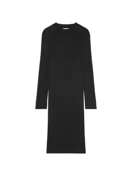 Длинное платье Marc O'Polo Strick slim, черный