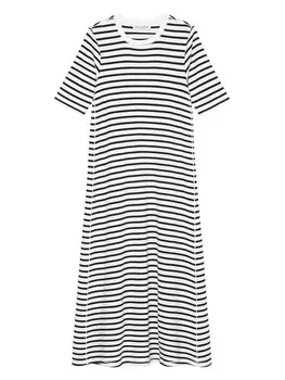 Длинное платье Marc OPolo, черный/белый