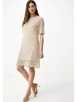 Длинное платье Mexx, бежевый