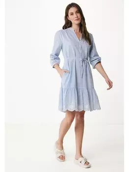 Длинное платье Mexx, голубой