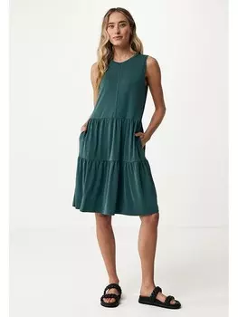 Длинное платье Mexx, зеленый